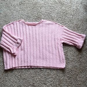 NWOT Oversized crop sweater